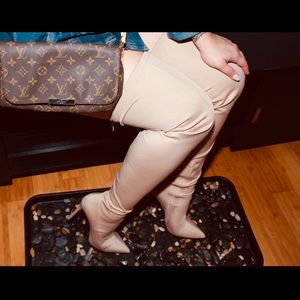 Brand New Nude Thigh High Boots!